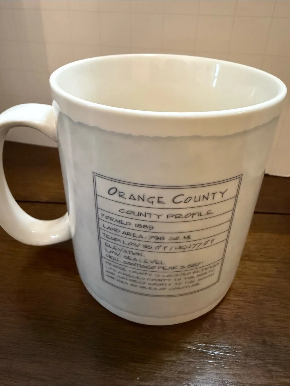 Starbucks Orange County Architecture Series City Mug 2006